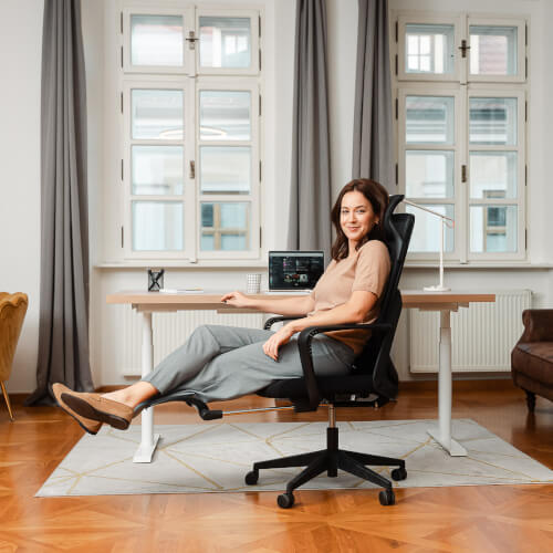 Kancelářská židle s podnožkou Liftor Orca