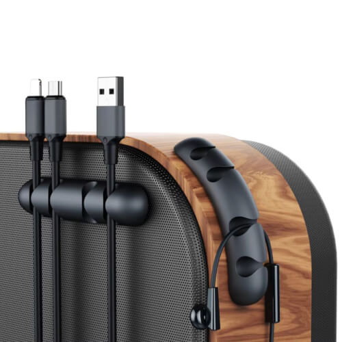 Liftor Cable Clip, organizér kabelů, černý